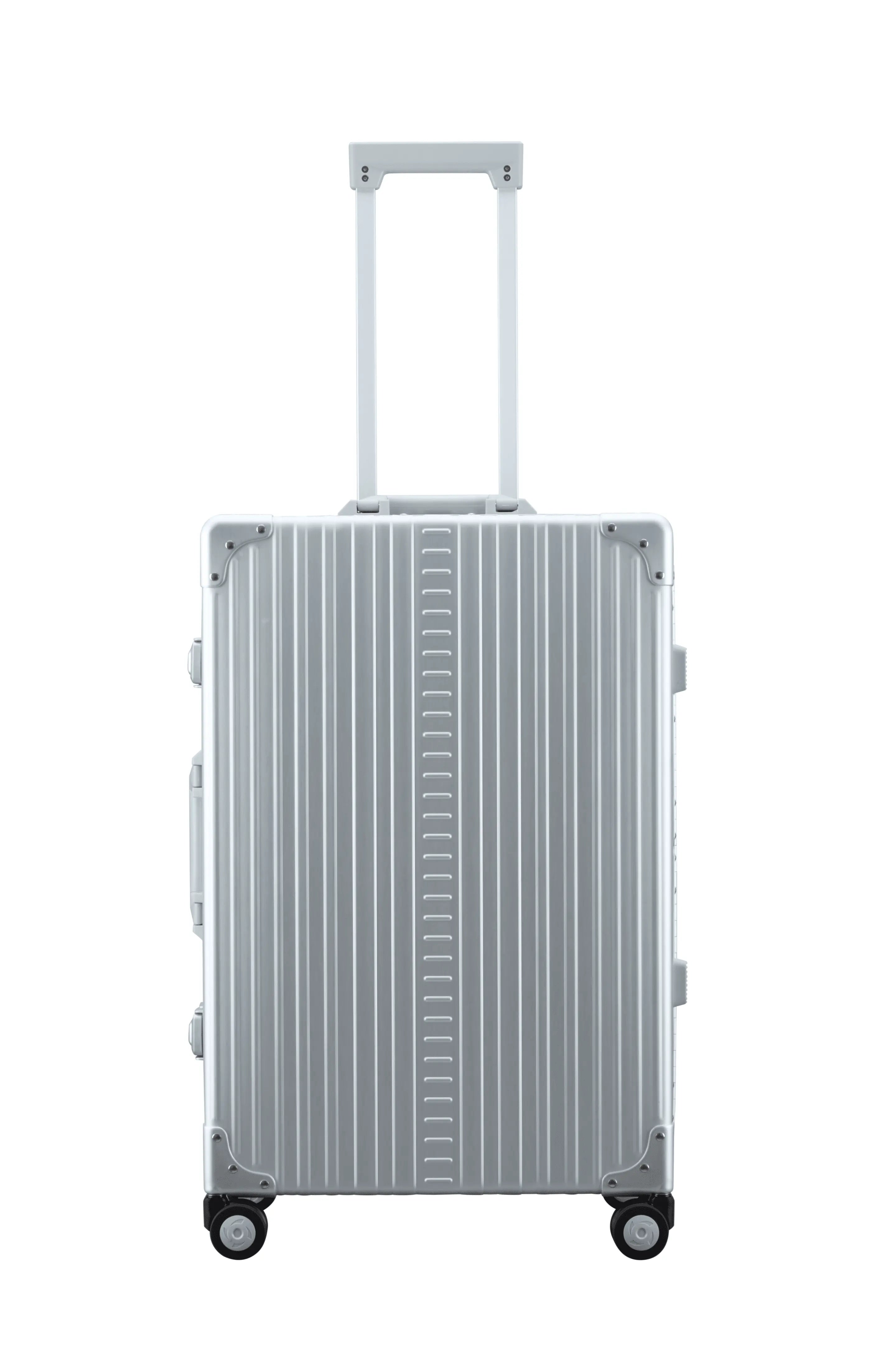 The Perfect Time To Shop And Save 26" Traveler Checked Aluminum Spinner