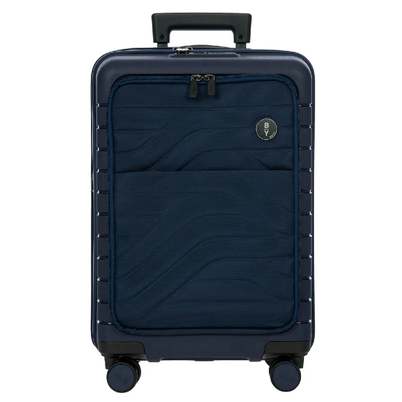 Save More On The Styles You Love Bric's B Y Ulisse Expandable Spinner with Pocket - 21" Ocean Blue