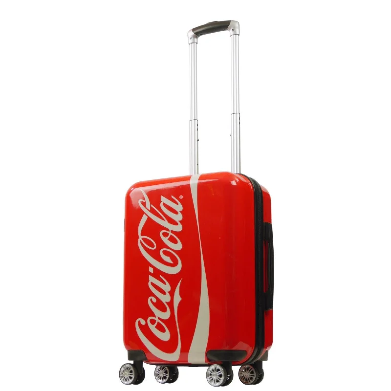 The Sale Everyone's Talking About Coca Cola 21" Red Hardside Spinner Luggage