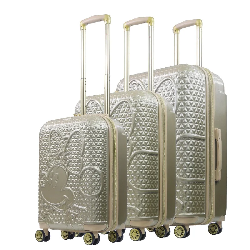 Score The Best Deals Before Monday Disney Minnie Mouse Rolling Luggage 3 Piece Set Taupe Score The Best Deals Before Monday Disney Minnie Mouse Rolling Luggage 3 Piece Set Taupe