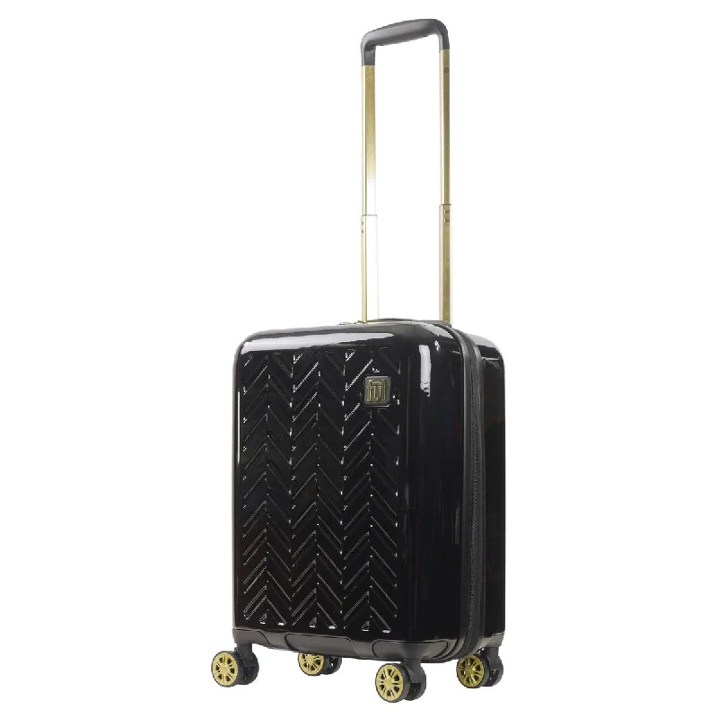 Stock Clearance Ful Groove 22" Expandable Hardside Spinner luggage,  Black