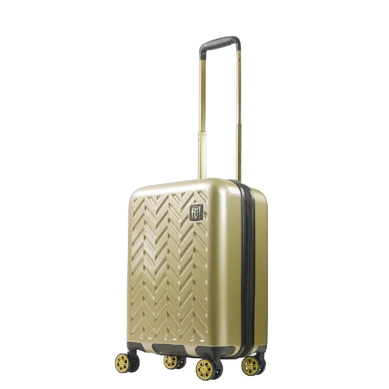 Weekend Deals You Can't Resist Ful Groove 22" Expandable Hardside Spinner luggage, Gold Weekend Deals You Can't Resist Ful Groove 22" Expandable Hardside Spinner luggage, Gold