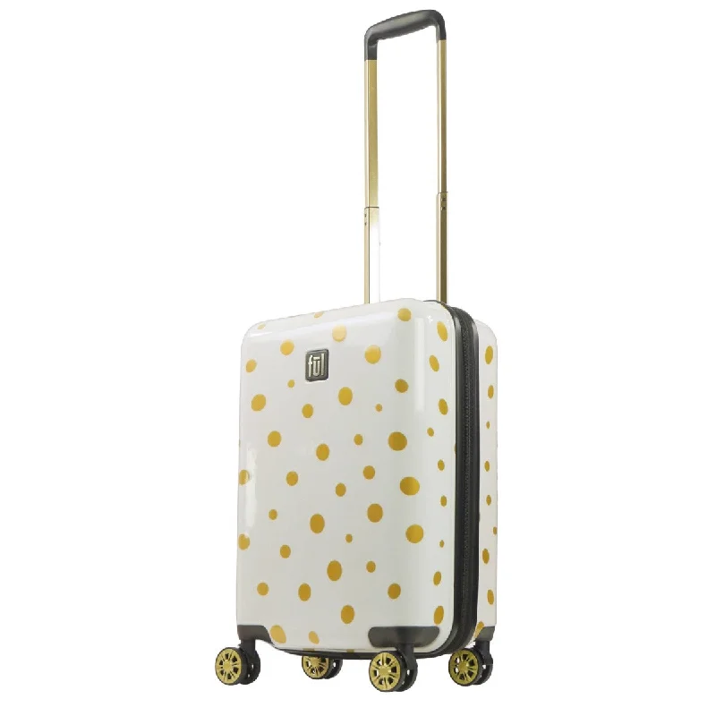 Weekend Deals That Excite Ful Impulse Mixed Dots Hardside Spinner 22" Luggage, White Weekend Deals That Excite Ful Impulse Mixed Dots Hardside Spinner 22" Luggage, White
