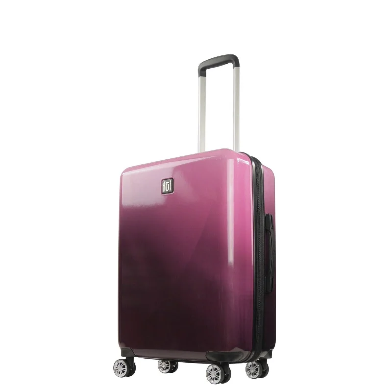Super Sale Ful Impulse Ombre Hardside Spinner 26" Luggage, Pink