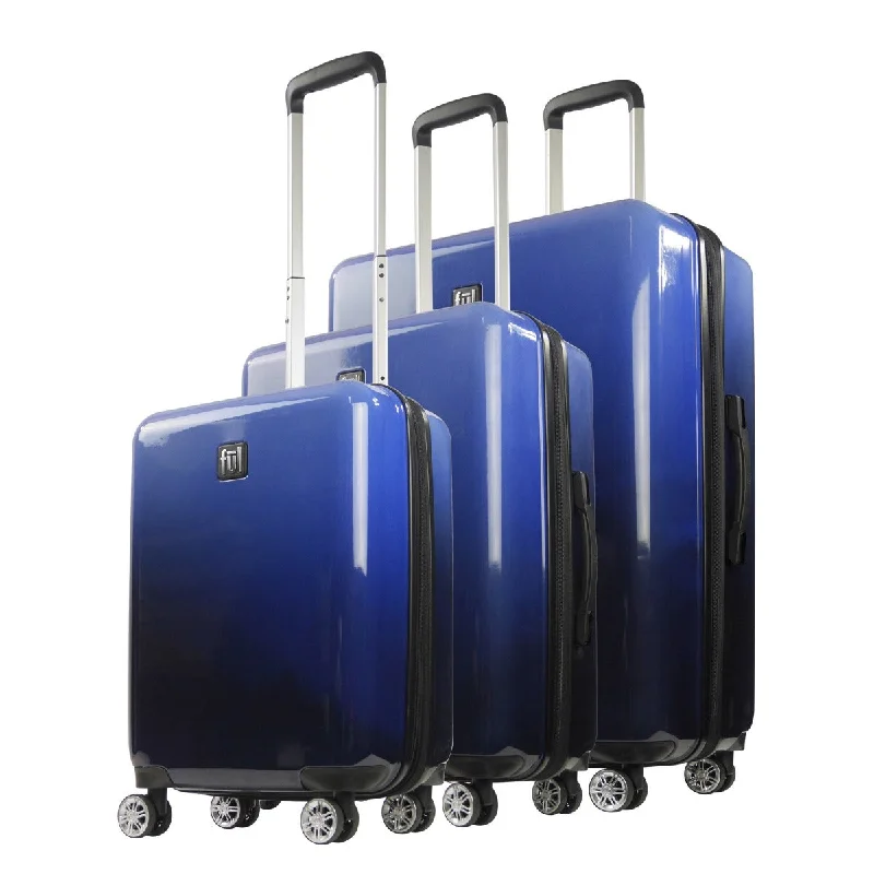 Weekend Savings Sensation Ful Impulse Ombre Hardside Spinner Luggage 3pc set, Blue Weekend Savings Sensation Ful Impulse Ombre Hardside Spinner Luggage 3pc set, Blue