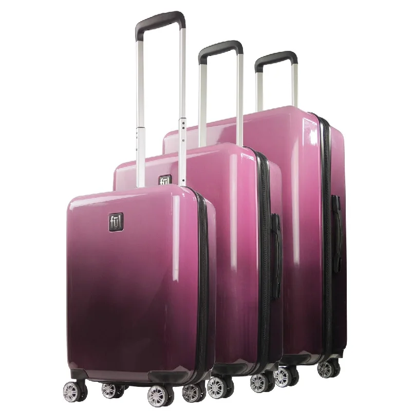 Weekend Bargains to Love Ful Impulse Ombre Hardside Spinner Luggage, 3pc set, Pink Weekend Bargains to Love Ful Impulse Ombre Hardside Spinner Luggage, 3pc set, Pink
