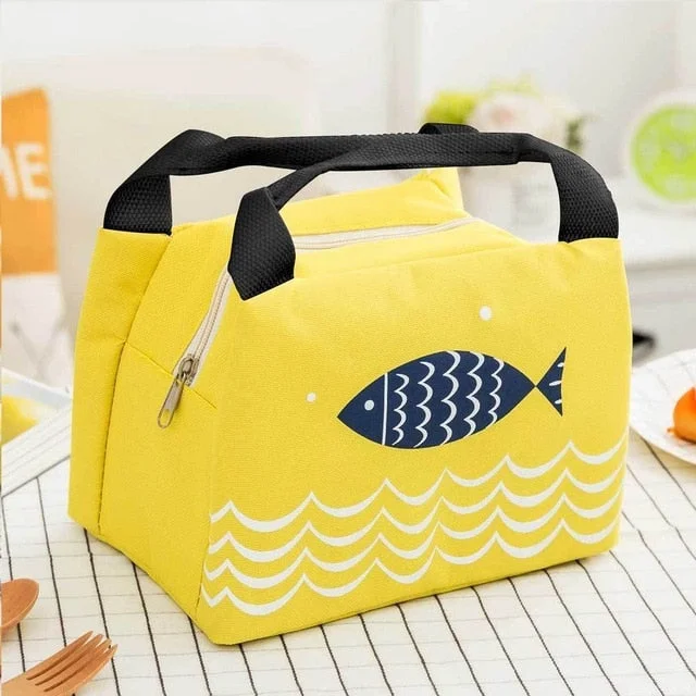 carton fish yellow