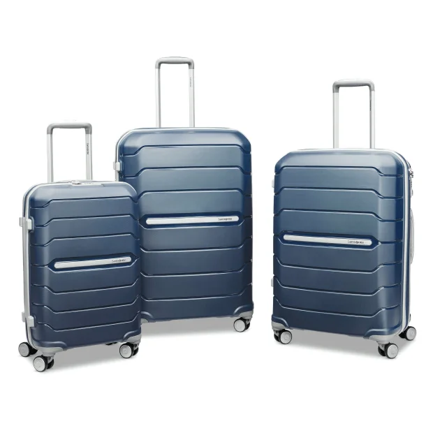 The Best Prices Samsonite Freeform 3 Piece Set 21|24|28 Inch Expandable Spinners (Navy) The Best Prices Samsonite Freeform 3 Piece Set 21|24|28 Inch Expandable Spinners (Navy)