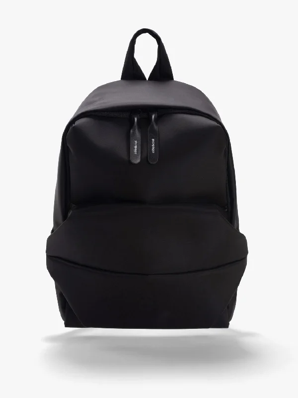 Don't Wait Sava Sleek Nylon Black Backpack