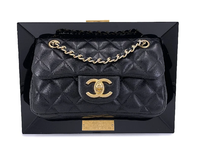 Shop and Save Chanel 2014 "Collection Privée" Framed Mini Flap Minaudière Clutch Bag Shop and Save Chanel 2014 "Collection Privée" Framed Mini Flap Minaudière Clutch Bag