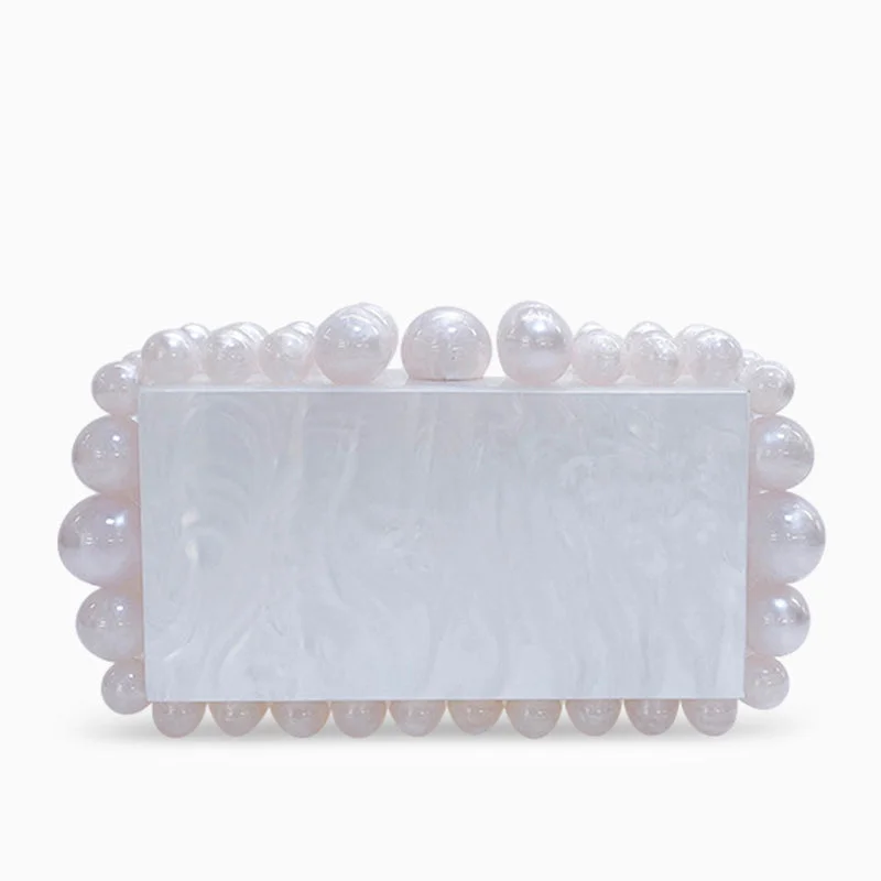 Price Drop Acrylic Cloud Clutch Bag