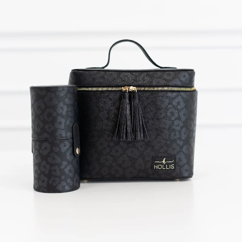 Hurry In Black Leopard Lux