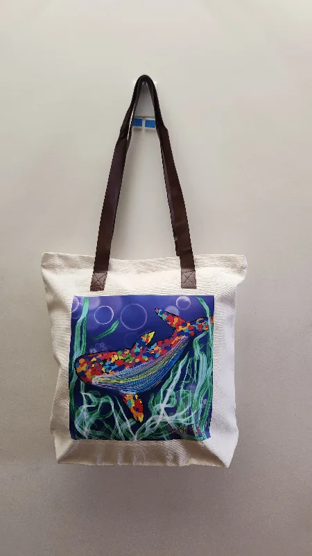 Best Bargains Boutique style tote bag- Majestic Whale design