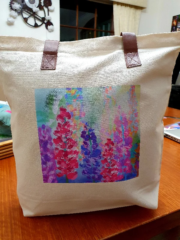 Price Reduction Boutique style tote bags  - Rainforest flowers