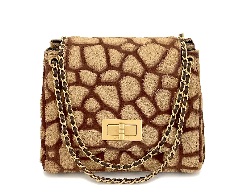 Savings Galore Chanel Vintage 2000 Pony Hair Small-Mini Beige Giraffe Accordion Flap Bag GHW KZH Savings Galore Chanel Vintage 2000 Pony Hair Small-Mini Beige Giraffe Accordion Flap Bag GHW KZH