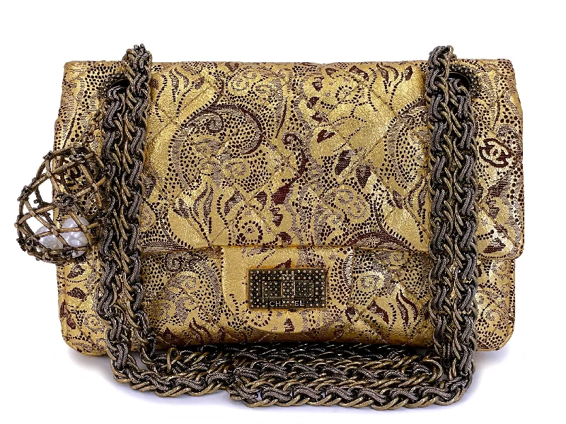 Stock Clearance Chanel Vintage Moscow Reissue Gold Brocade Mini 224 2.55 Flap Bag Small Paris-Moscou 39F Stock Clearance Chanel Vintage Moscow Reissue Gold Brocade Mini 224 2.55 Flap Bag Small Paris-Moscou 39F