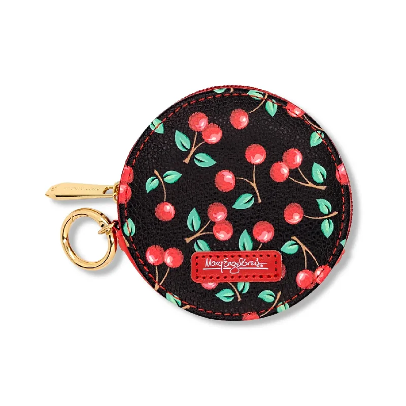 Bonus Savings Cherries Round Zipper Case