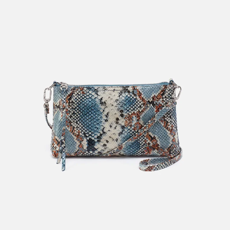 Exclusive Offers Darcy Crossbody In Printed Leather - Blue Tempest
