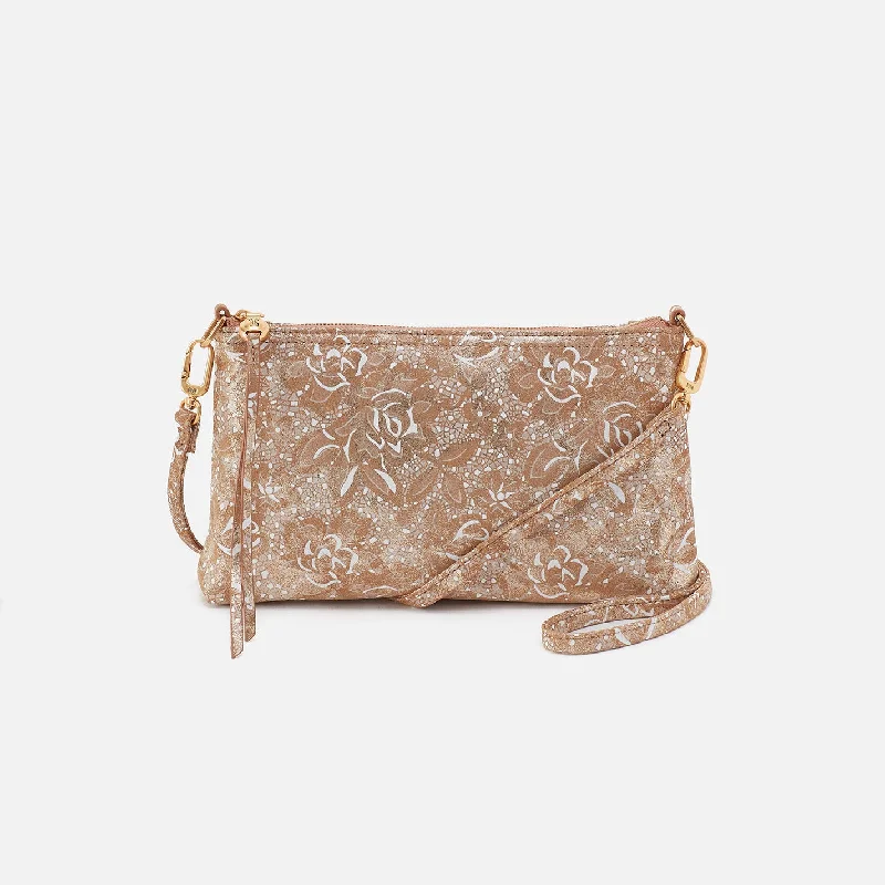 Value Deals Darcy Crossbody In Printed Leather - Gilded Petals