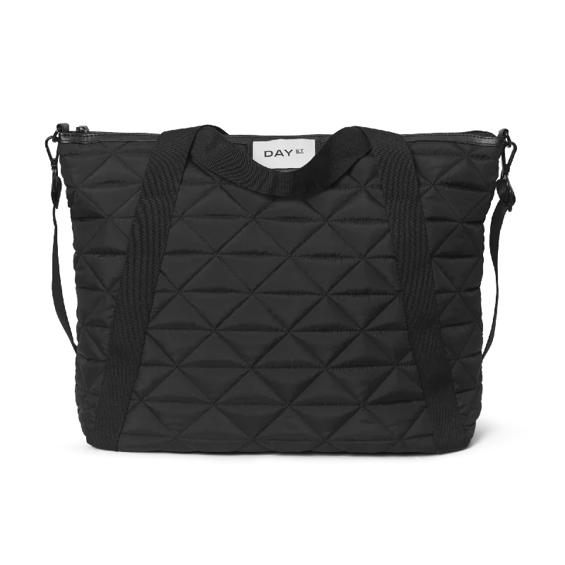 Deal of the Day Large Triangle Quilt Crossbody Shopper Bag
