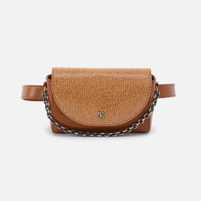 Online Deal Drake Belt Bag In Mixed Leathers - Cedar Crackle Print