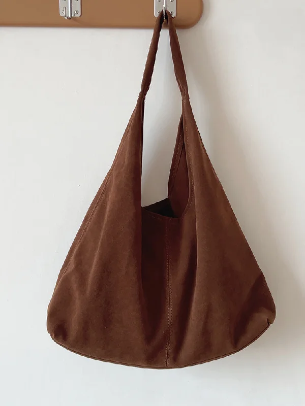 Flash Deal Elena Handbags Soft Suede Shoulder Bag