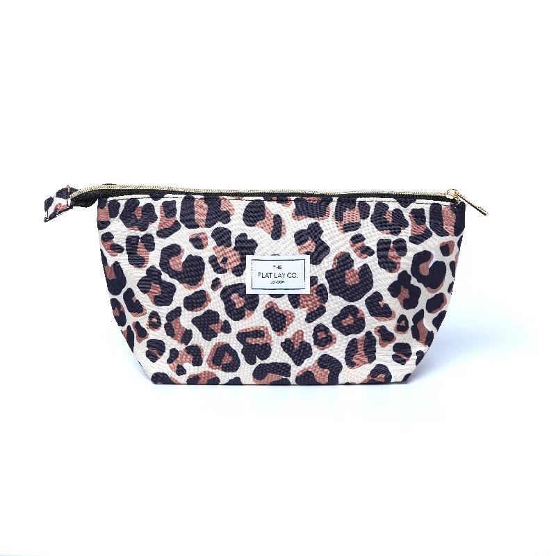 Super Bargain Essential Makeup Pouch - Leopard Print