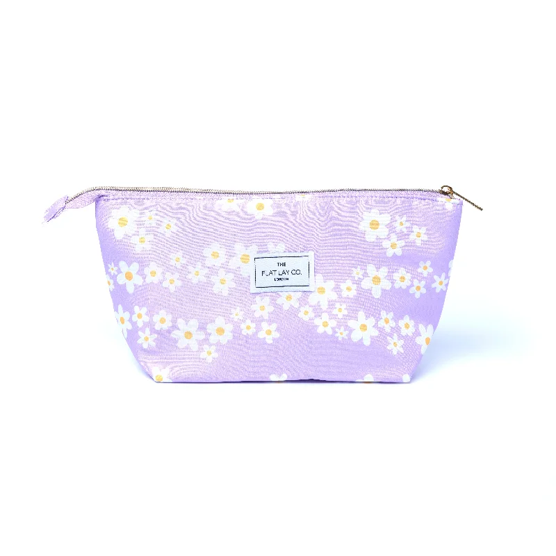 Weekend Specials to Love Essential Makeup Pouch - Lilac Daisy