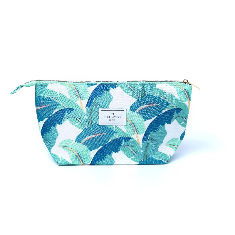 Bonus Savings Essential Makeup Pouch - Tropical Leaves