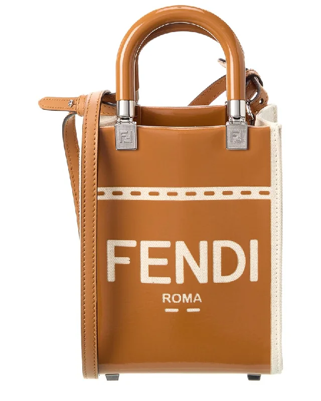 Buy Now FENDI Sunshine Mini Patent Tote