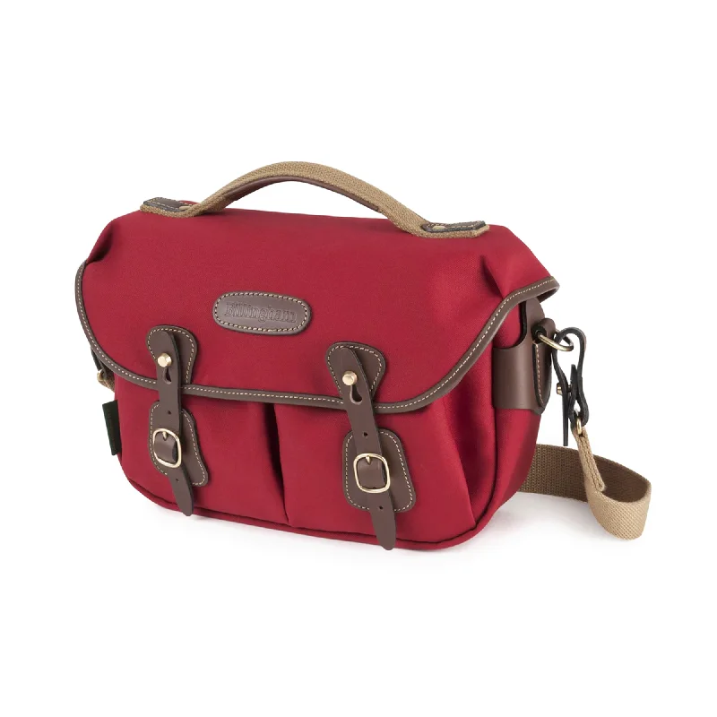 Weekend Savings Bonanza Billingham Hadley Small Pro Shoulder Bag, 3.5L - Burgundy Canvas / Chocolate Leather (Chocolate Lining)