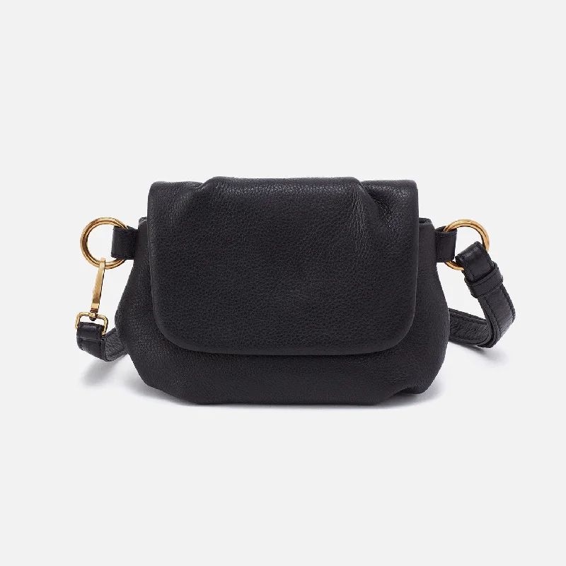 Weekend Specials to Celebrate Harley Crossbody Sling In Pebbled Leather - Black