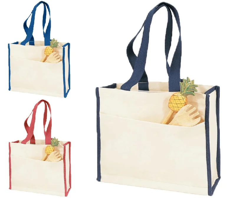 Weekend Specials to Love Heavy Canvas Tote Bag with Colored Trim