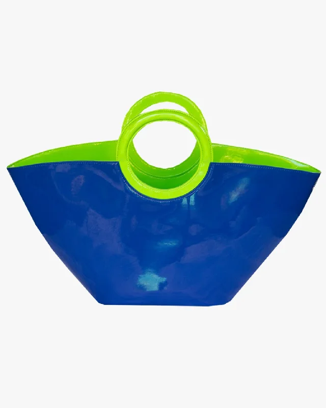 Unmissable Offer JELLY TOTE LARGE | ELECTRIC BLUE, SOFT PURPLE, LIME GREEN
