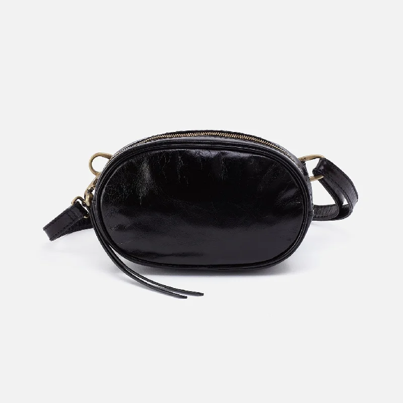 Must-Have Deals Kerry Belt Bag in Polished Leather - Black