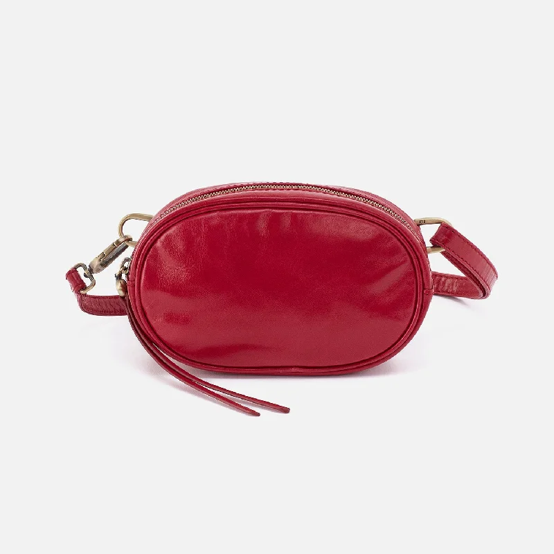 Big Savings Kerry Belt Bag in Polished Leather - Claret