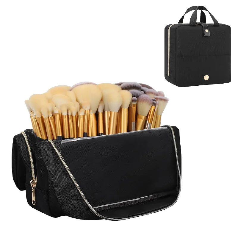 Time-Limited Discounts Just For You Large Capacity Foldable Travel Makeup Brushes Case Makeup Bag with Detachable Dividers Time-Limited Discounts Just For You Large Capacity Foldable Travel Makeup Brushes Case Makeup Bag with Detachable Dividers