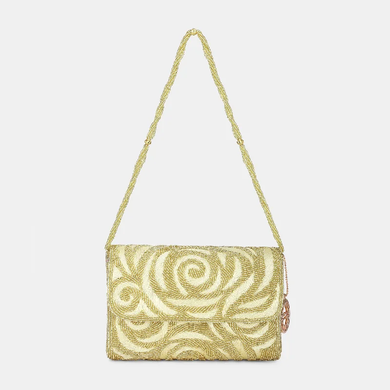 Unbeatable Prices Lavie Luxe Gemmy Gold Medium Women's Flap Clutch