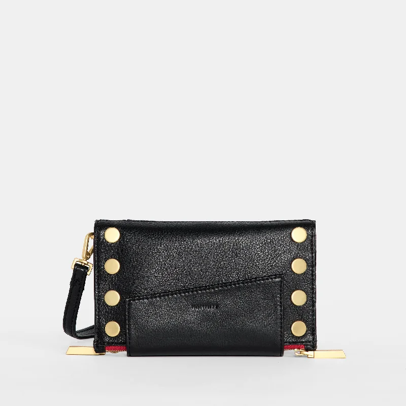 Referral Discount Levy | Black/Brushed Gold Red Zip