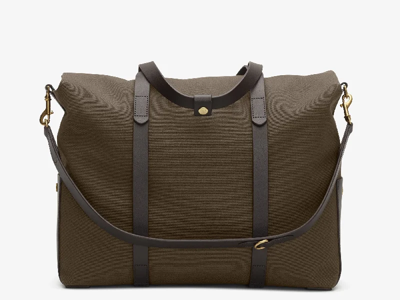 Weekend Savings Spectacle M/S Mega Tote – Army/Dark Brown