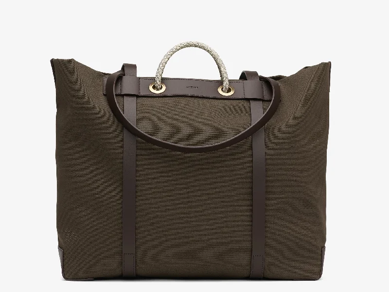 Exclusive Savings M/S Seaside - Army/Dark Brown