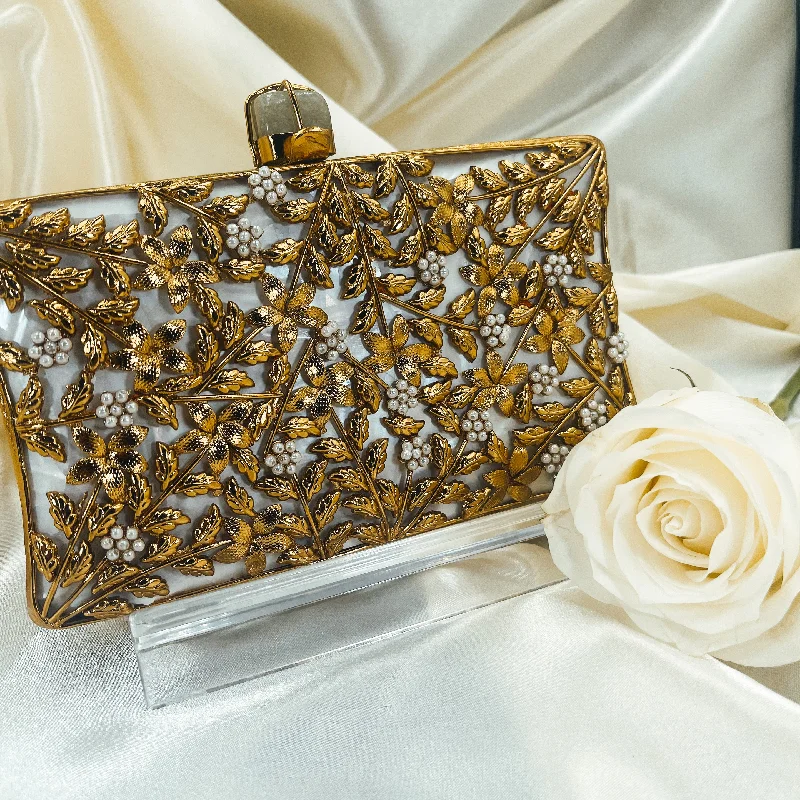 Super Bargain MAHARANI Clutch (Gold)