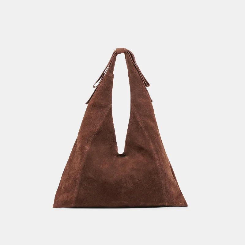 Cash Savings MARIE TOTE CHOCOLATE SUEDE