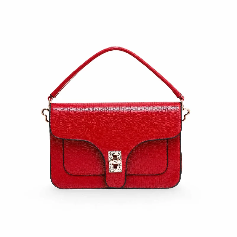 Today's Deal Maroon Formal Shoulder Bag P55560
