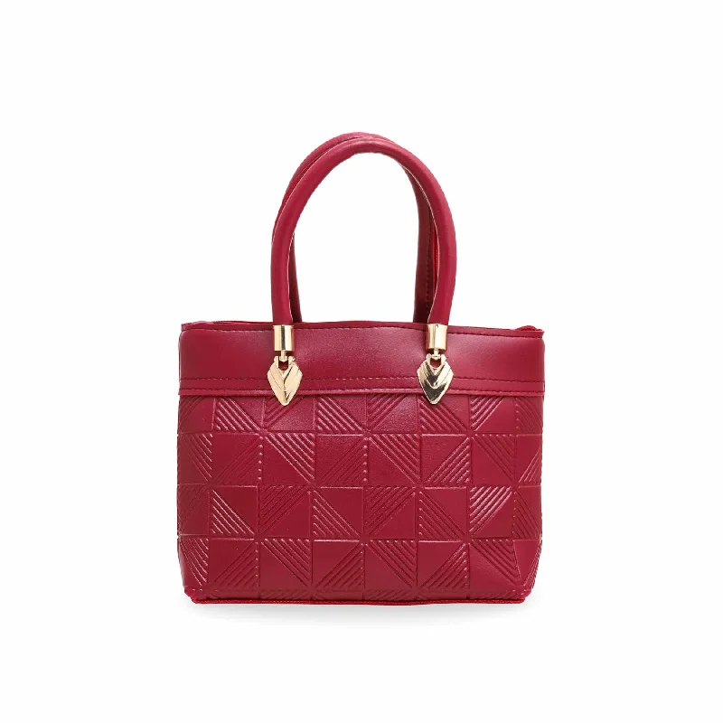 Online Deal Maroon Formal Shoulder Bags P56119