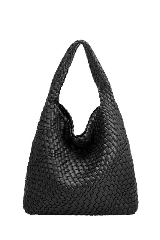 Weekend Shopping Bliss Melie Bianco Johanna Large Recycled Vegan Shoulder Bag