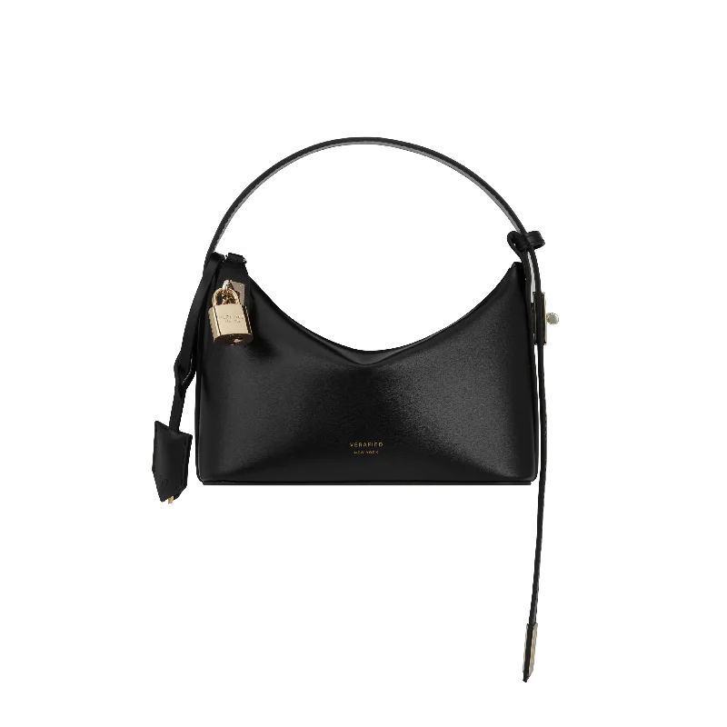 Must-Have Deals Mini Gold Black Hobo Bag