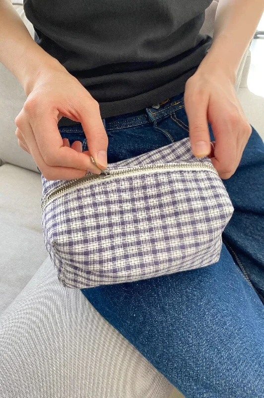 Weekend Offers That Thrill Plaid Mini Makeup Bag