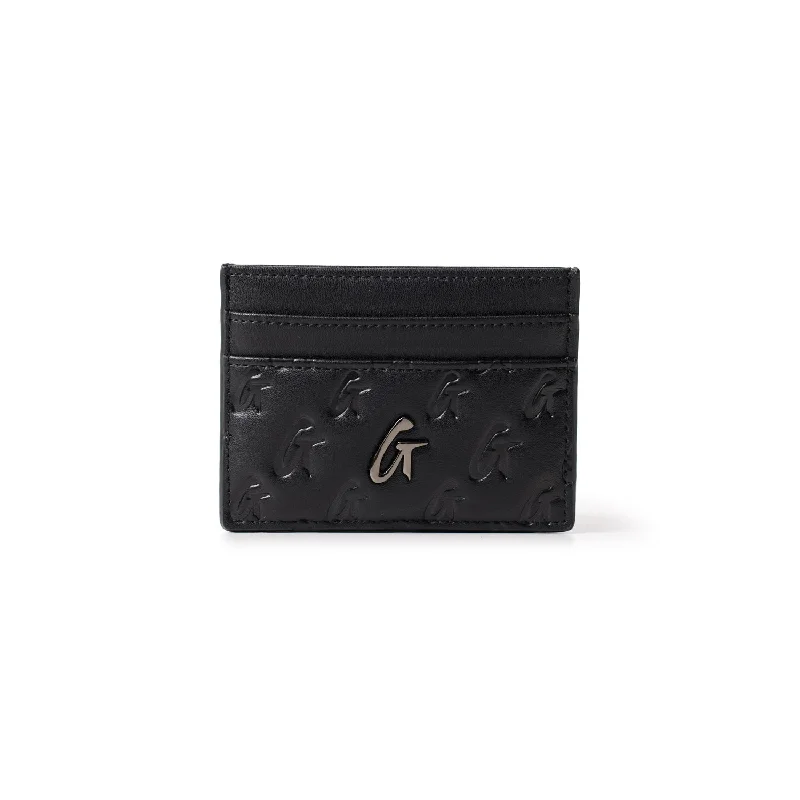 Extra Savings MONOGRAM BLACK CARD HOLDER