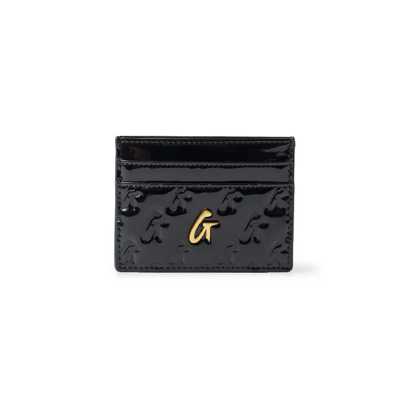 Price Meltdown MONOGRAM MIRROR BLACK CARD HOLDER
